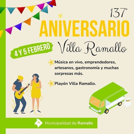 137° ANIVERSARIO DE VILLA RAMALLO