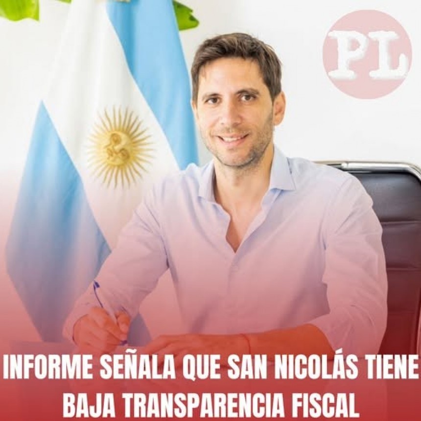 BAJA TRANSPARENCIA FISCAL EN MUNICIPALIDAD DE SAN NICOLAS
