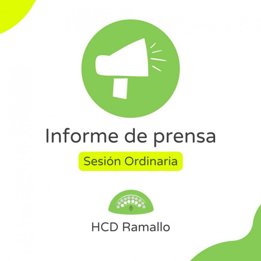 CONCEJO DELIBERANTE RAMALLO  --ORDEN DEL DIA  (Jueves 16/03/2023)