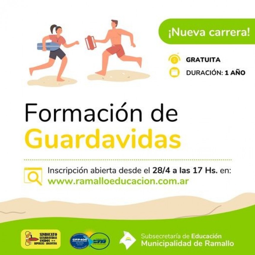 CURSO DE GUARDAVIDAS EN RAMALLO
