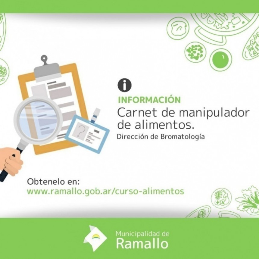 CARNET MUNICIPAL DE MANIPULADOR DE ALIMENTOS