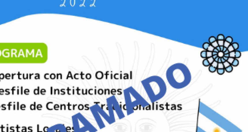 REPROGRAMACIÓN  ANIVERSARIO