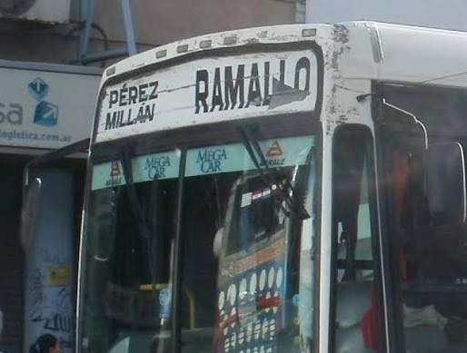 CUADRO TARIFARIO DEL COLECTIVO EN RAMALLO