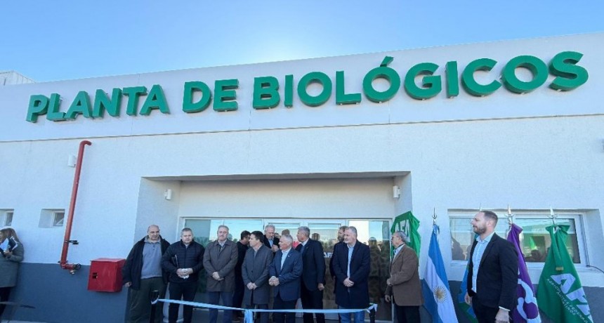 INAUGURACION DE PLANTA DE BIOINSUMOS EN COMIRSA