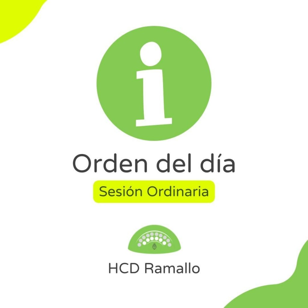 HCD RAMALLO - SESIÓN ORDINARIA