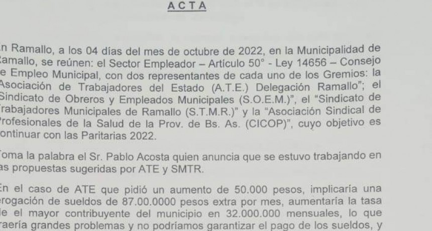 PARITARIA  MUNICIPAL