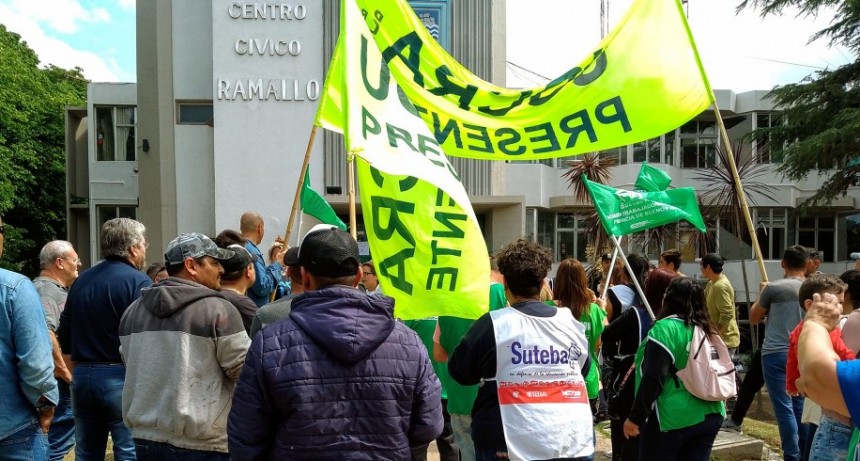 ATE RAMALLO -- JORNADA DE PROTESTA, PARO Y MOVILIZACIÓN