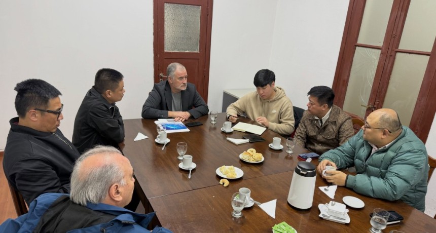 EMPRESARIOS DE CHINA VISITARON RAMALLO